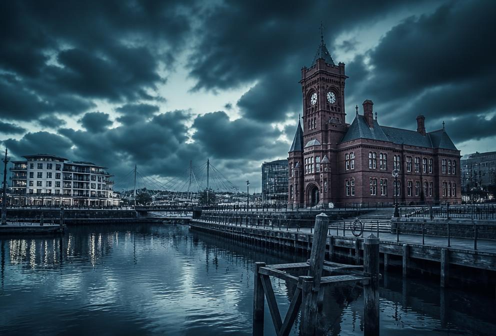 Landmark skyline of Cardiff, where Wayne Kelly delivers neurodiversity consultancy