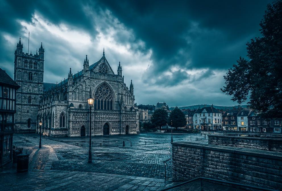 Landmark skyline of Exeter, where Wayne Kelly delivers neurodiversity consultancy